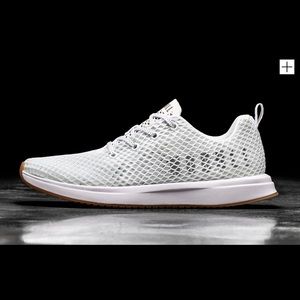 NoBull White Mesh Women’s Running Shoes